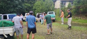 前日は昼から当日は朝７時より集まって準備！お疲れさまでした！